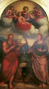 Girolamo Troppa Madonna and Child in glory with USA oil painting artist
